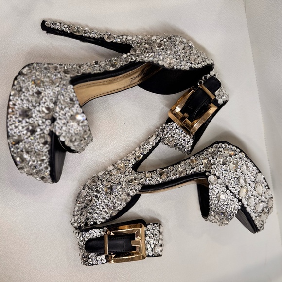 Sparkling Silver Competition Heels – 7” High with 2” Platform & Stunning Shine ✨ - Picture 4 of 8